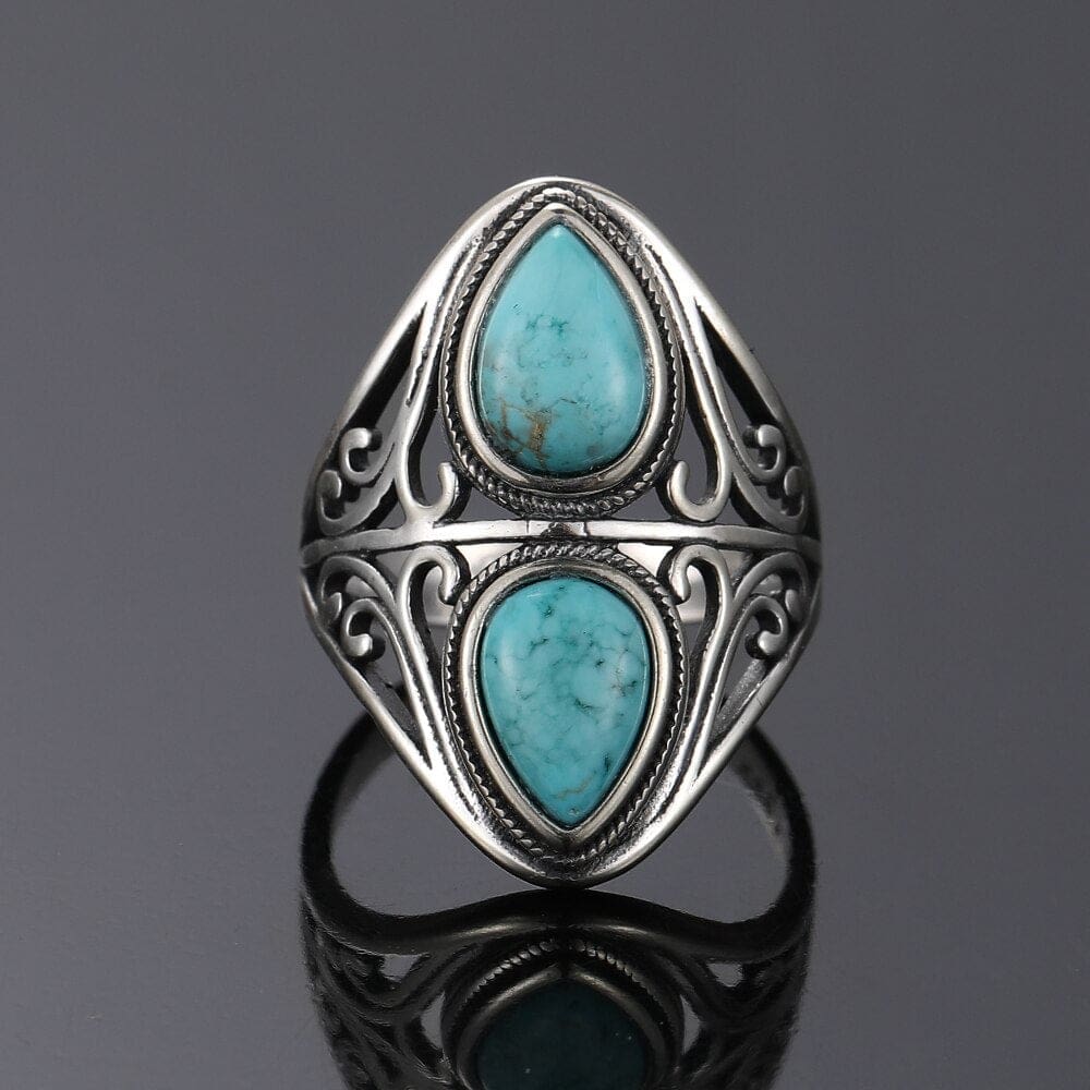 Bague Turquoise Natural Vintage â Image 6