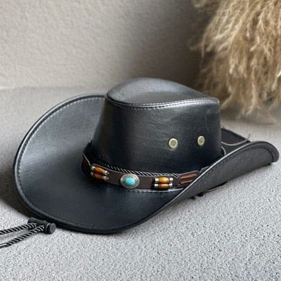 Chapeau de Cowboy Perle Turquoise N