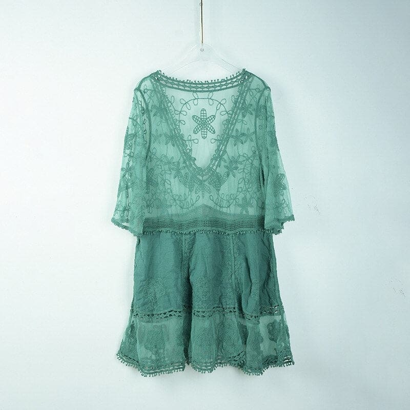 Robe Hippie Indienne La Verte – Image 6