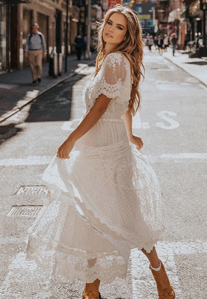 Robe Hippie Indienne Beauté Amérindienne – Image 5