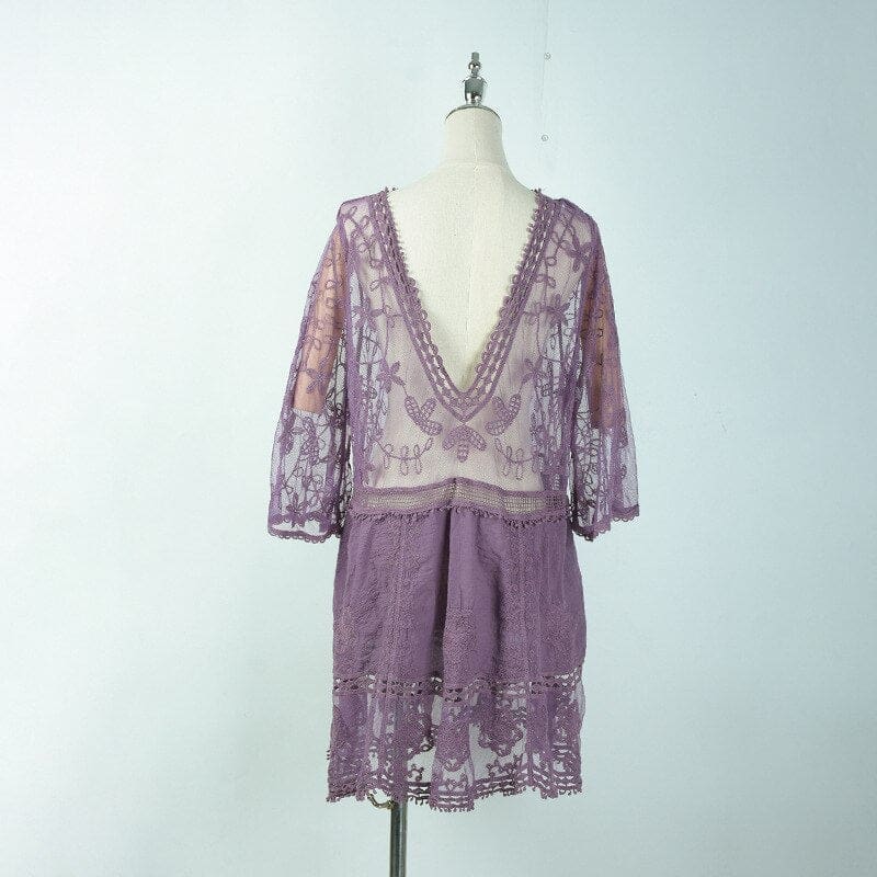 Robe Hippie Indienne La Violette – Image 6