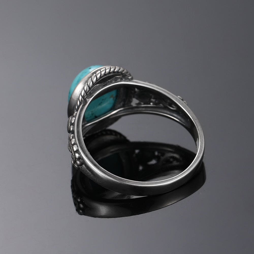 Bague Turquoise Oval classic – Image 4
