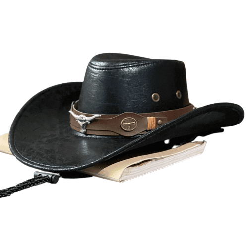 Chapeau de Cowboy Cuntry Noir – Image 2