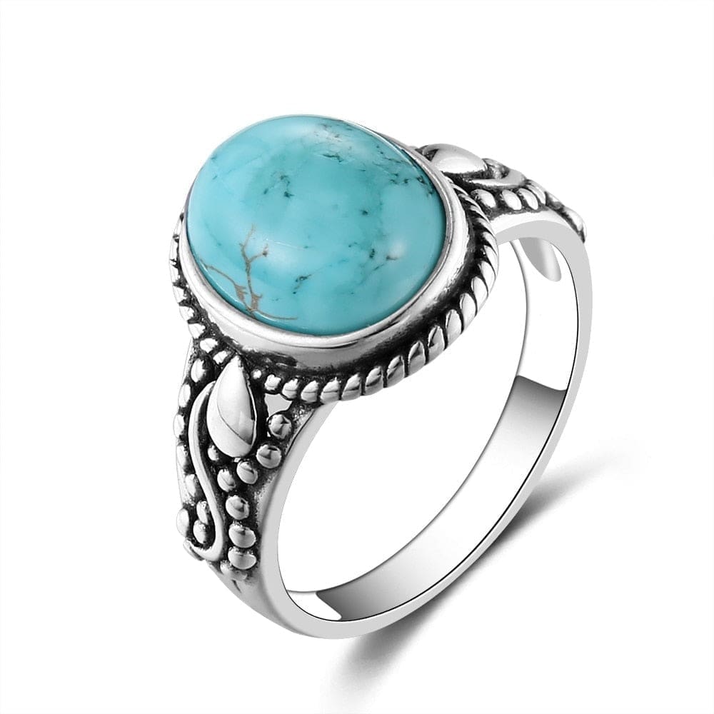 Bague Turquoise Oval classic