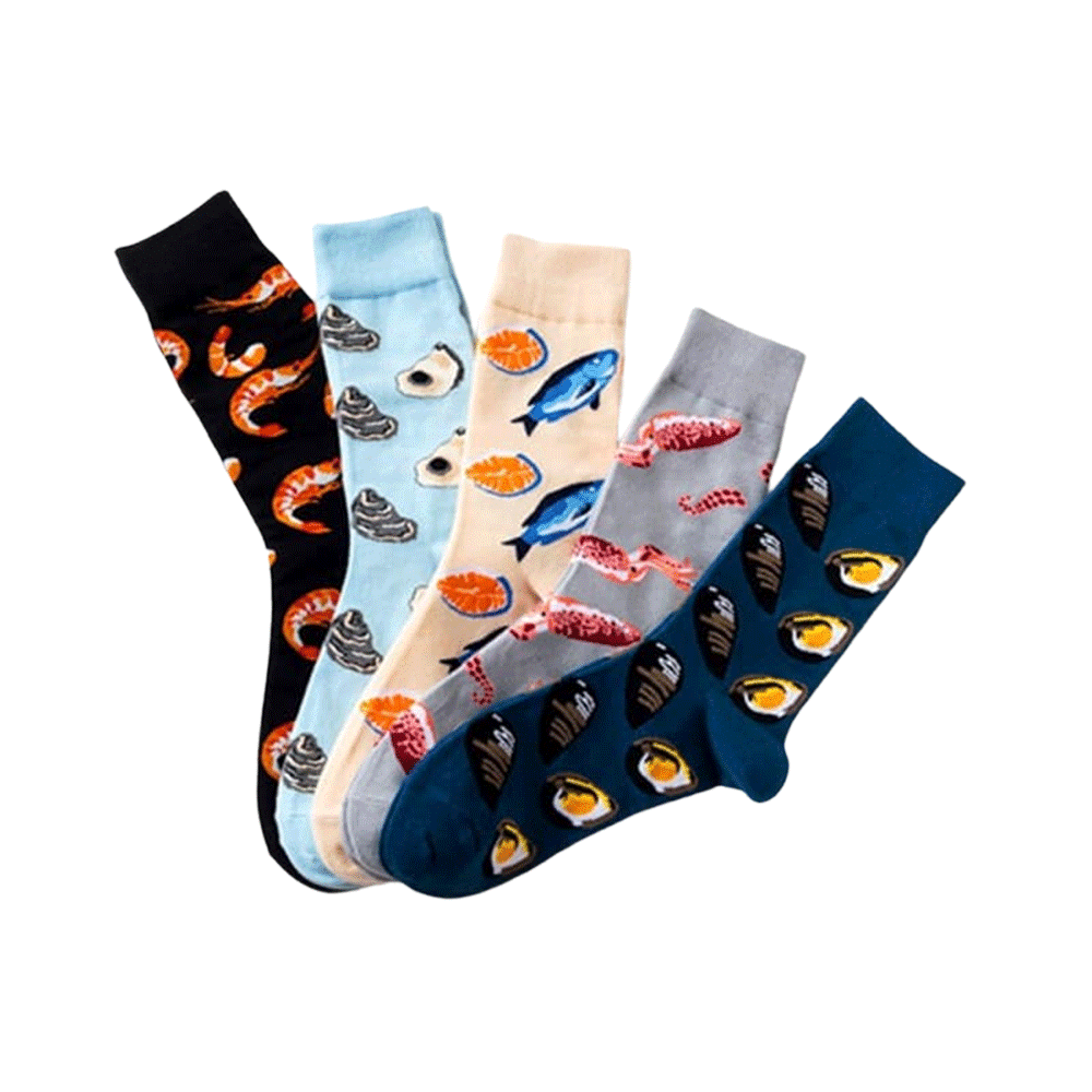 Chaussettes nourriture Fruit de mer – Image 3