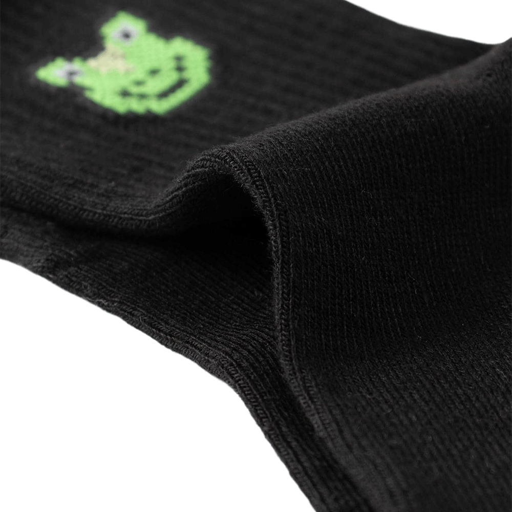 Chaussettes brodées grenouille – Image 4