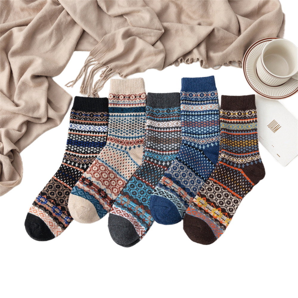 Chaussette en laine épaisse pour femme – Image 6