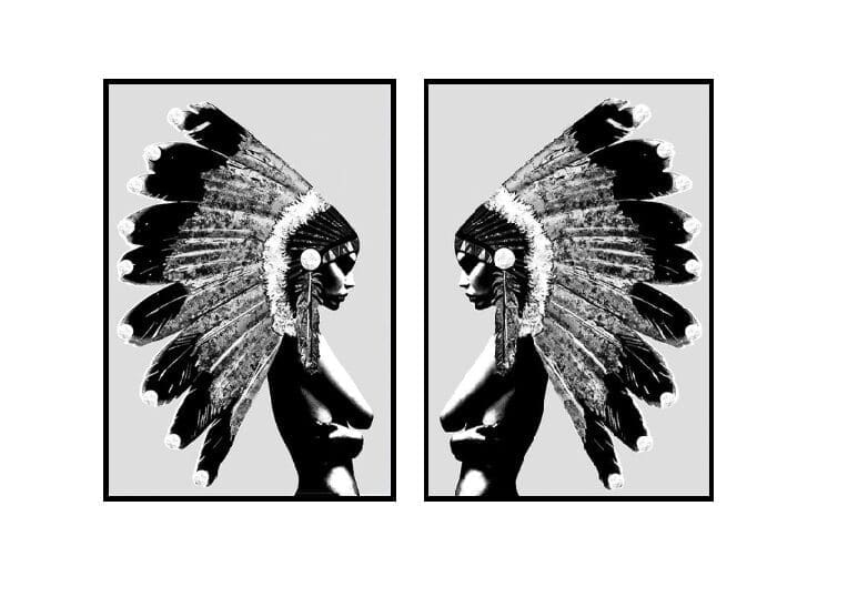 Tableau indien Petit Corps – Image 7