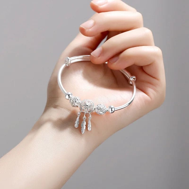 Bracelet Attrape-Rêve Argent – Image 7