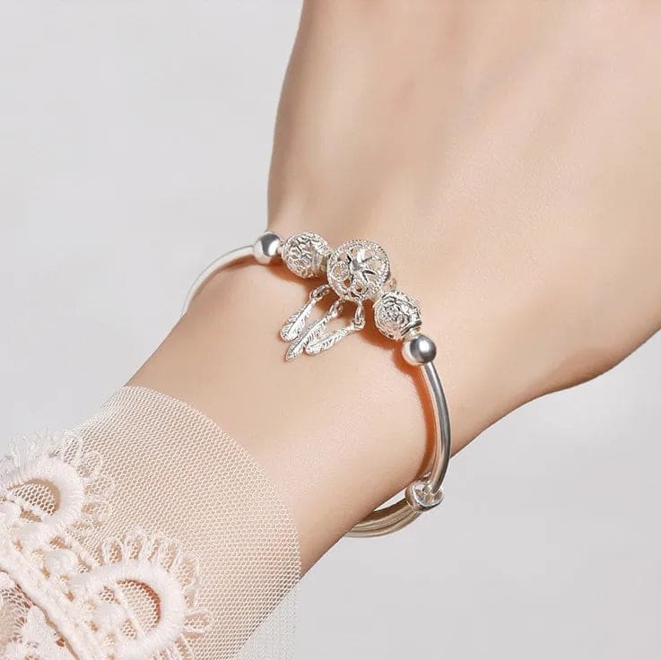 Bracelet Attrape-Rêve Argent – Image 4