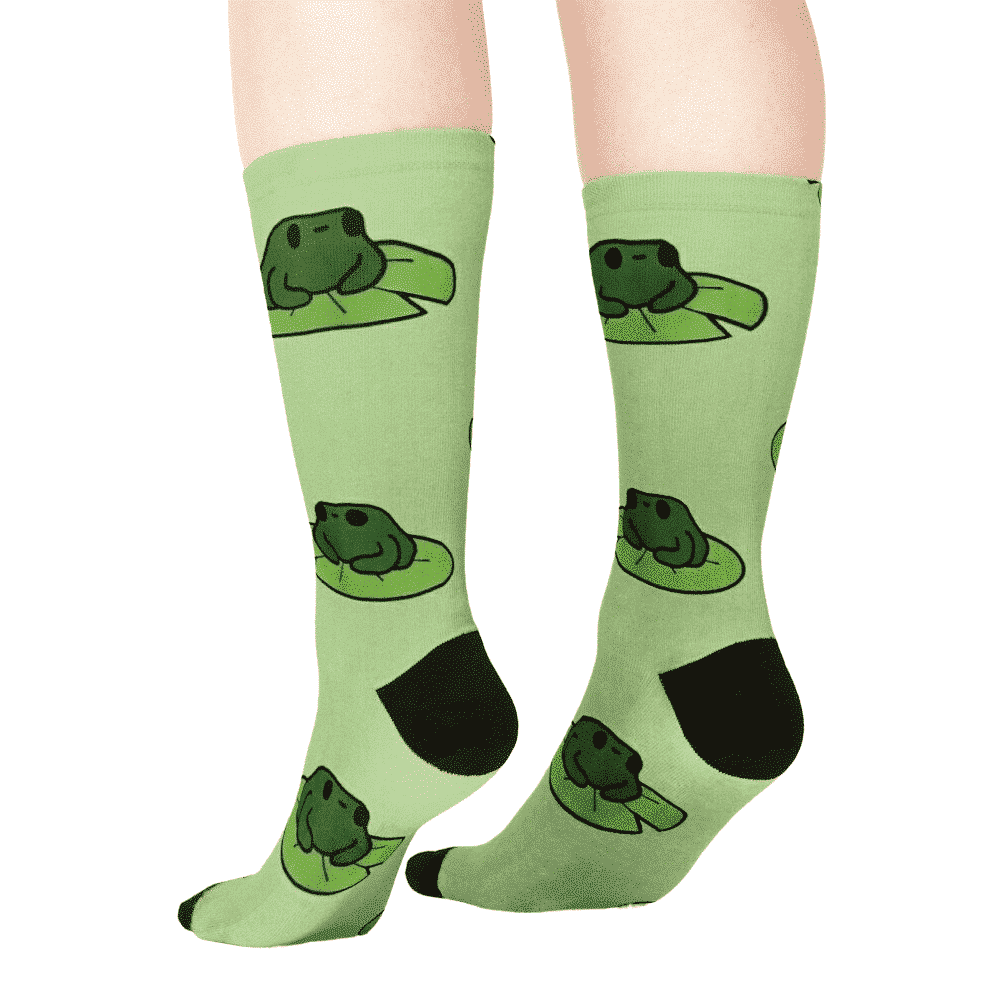 Chaussettes unisexes à motif grenouille – Image 4