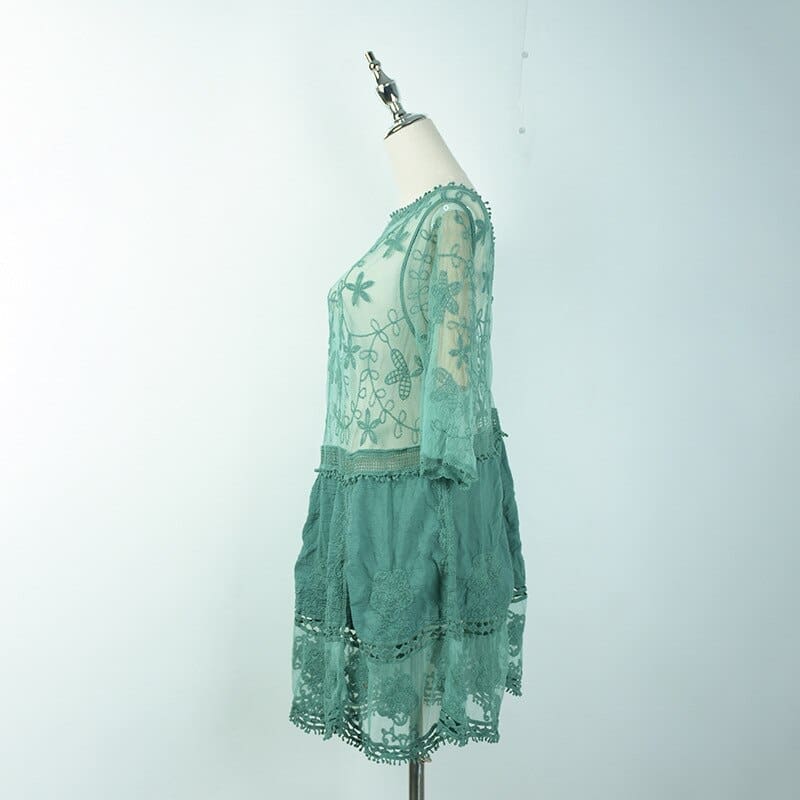 Robe Hippie Indienne La Verte – Image 8