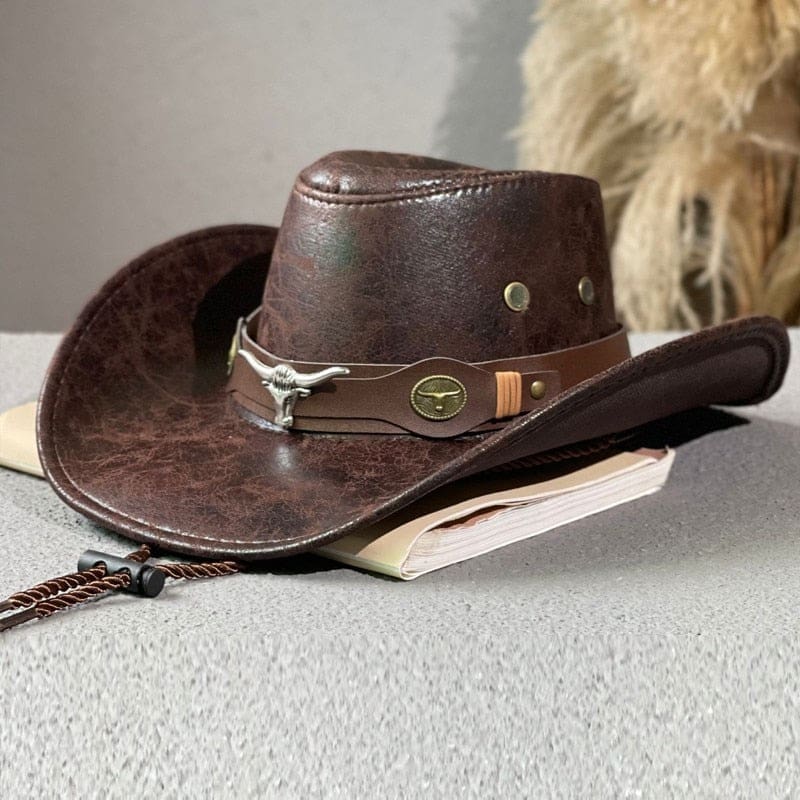 Chapeau de Cowboy Cuntry Marron