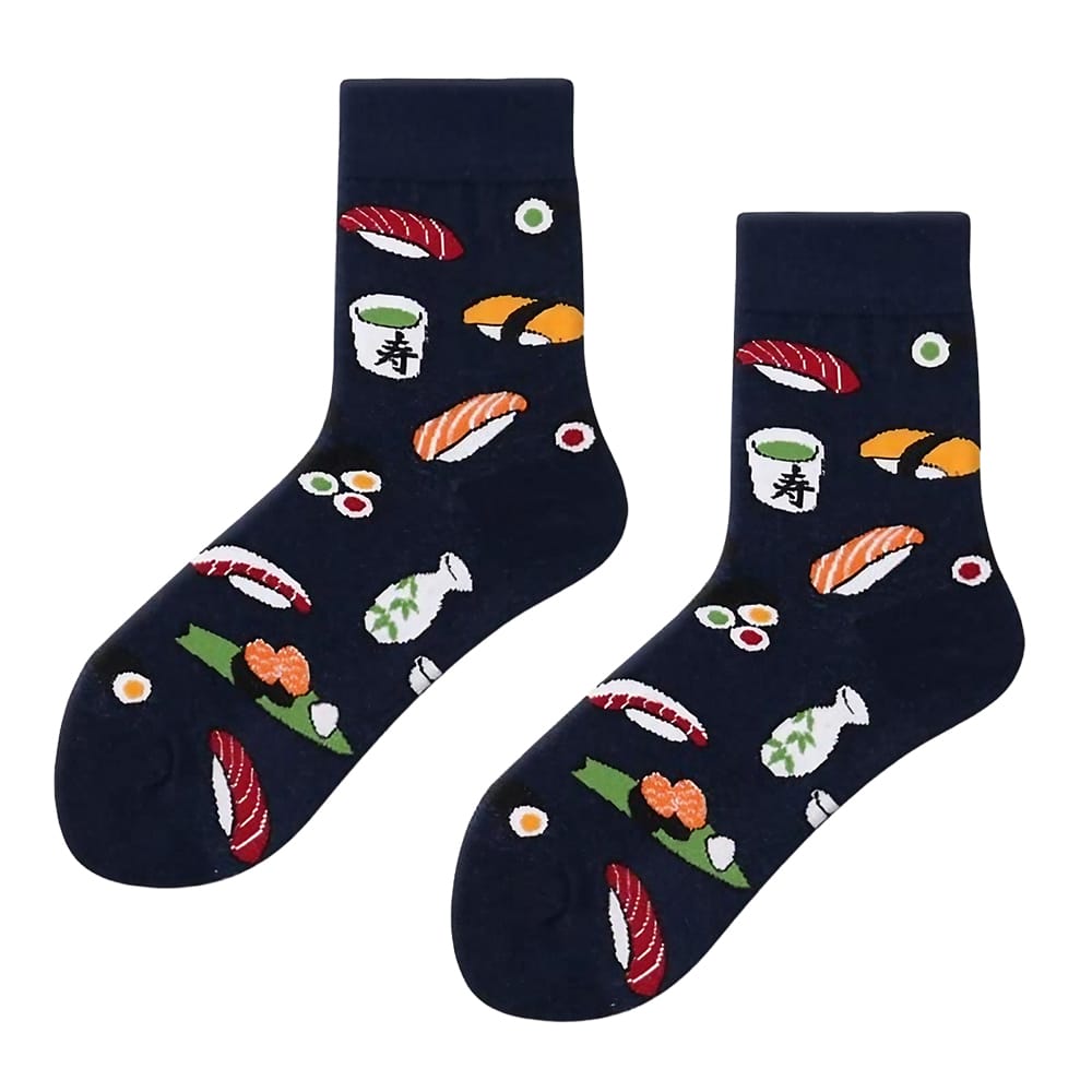 Sushi chaussettes amusantes pour femmes