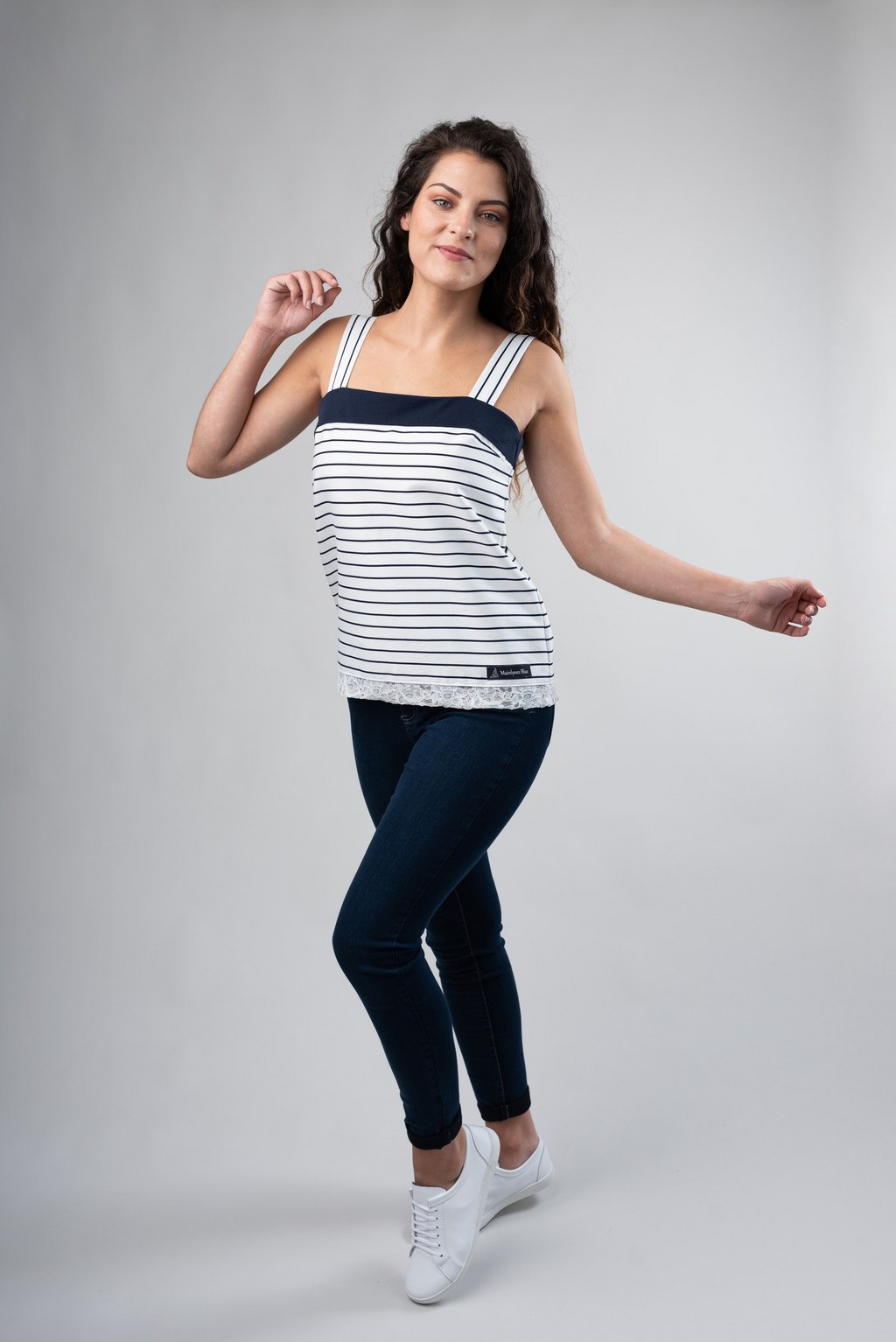 Top à bretelle – Bande uni – Image 4