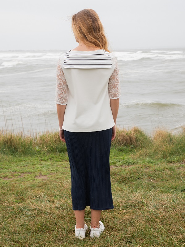 Tunique col rayé marin – Image 6