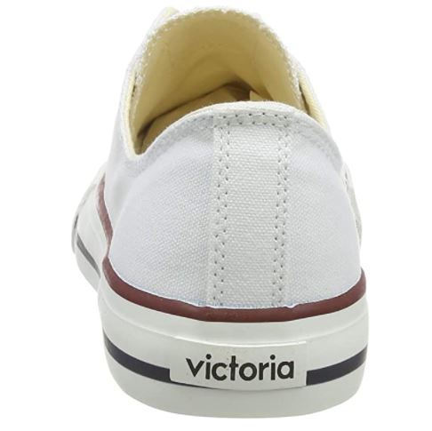 Tennis toile femme ou homme Lacet Semelle plate VICTORIA 06550 bleu marine ou blanc – Image 7