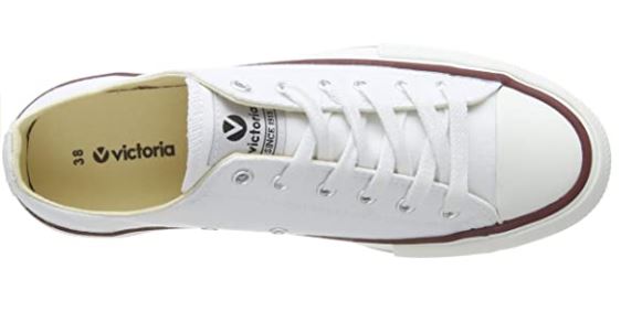 Tennis toile femme ou homme Lacet Semelle plate VICTORIA 06550 bleu marine ou blanc – Image 9