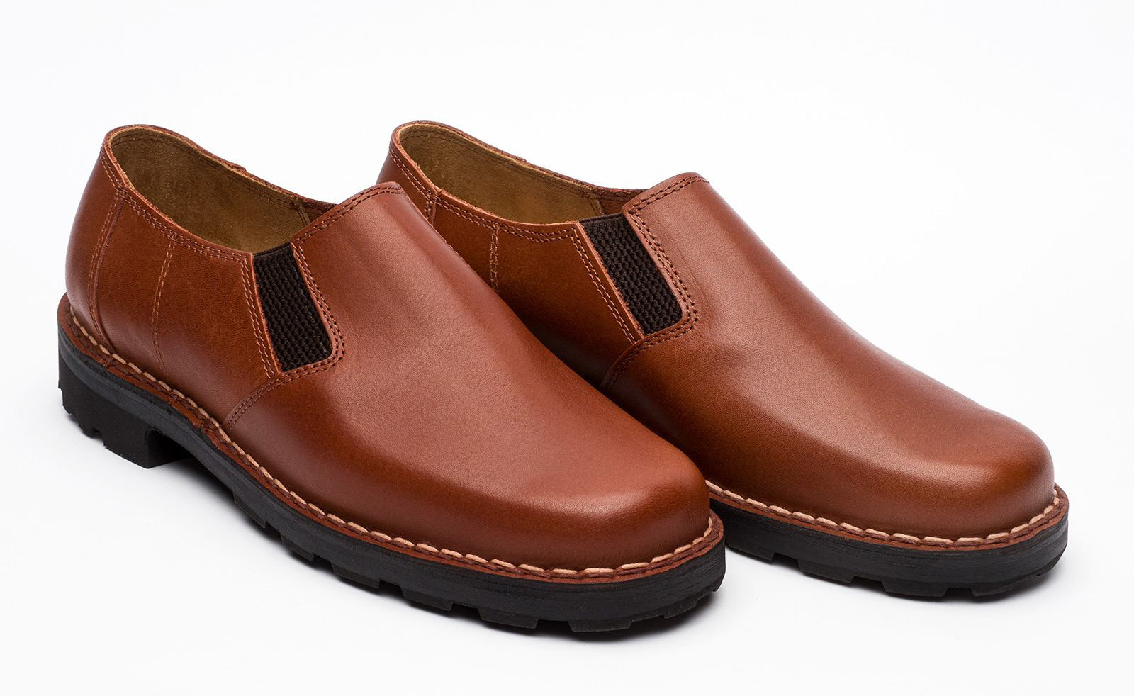 Mocassin homme cuir sans gêne côtés élastiqués semelle antidérapante GILBERT GATINE Villette