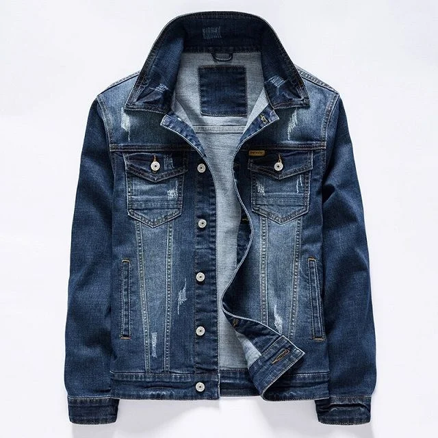 Veste en denim style classique