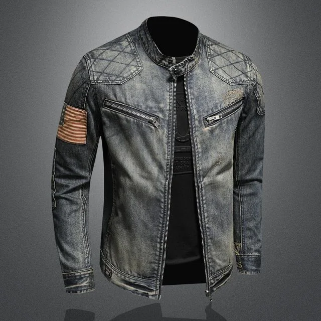Veste en jean vintage homme – Image 3