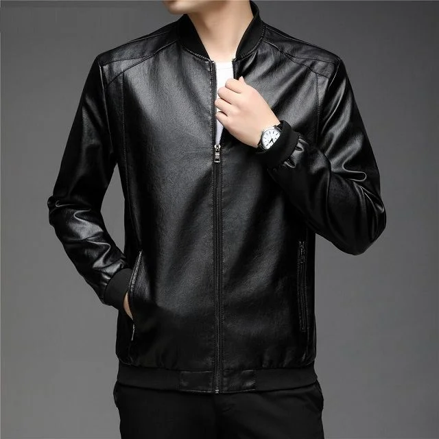 Veste en similicuir mode – Image 3