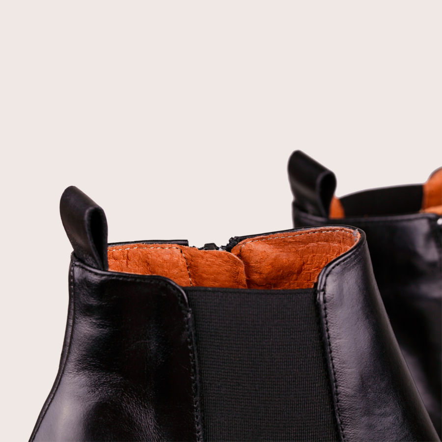 Bottines Chelsea en cuir noir – Joie 18081 – Image 5