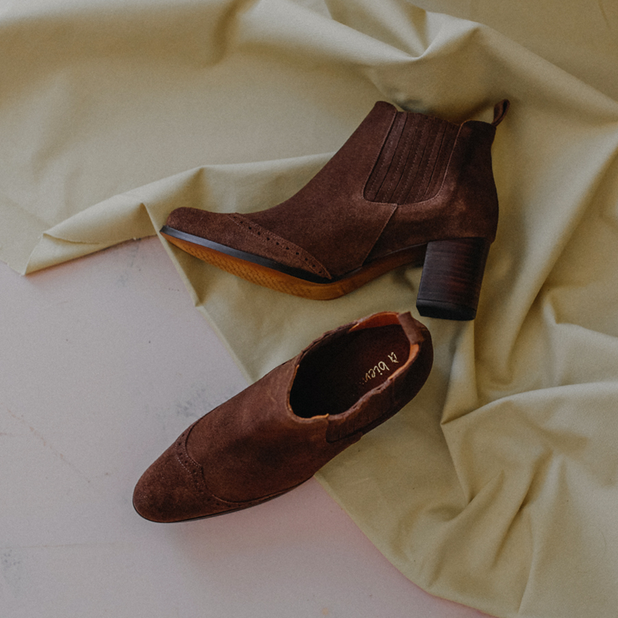 Bottines en suédé marron – Paris 16133 – Image 2