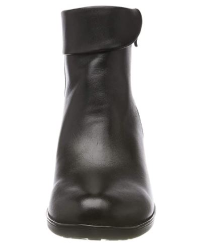 Bottine Cuir souple femme Talon carré coloris noir Fermeture éclair Hauteur cheville ARA Florenz – Image 3