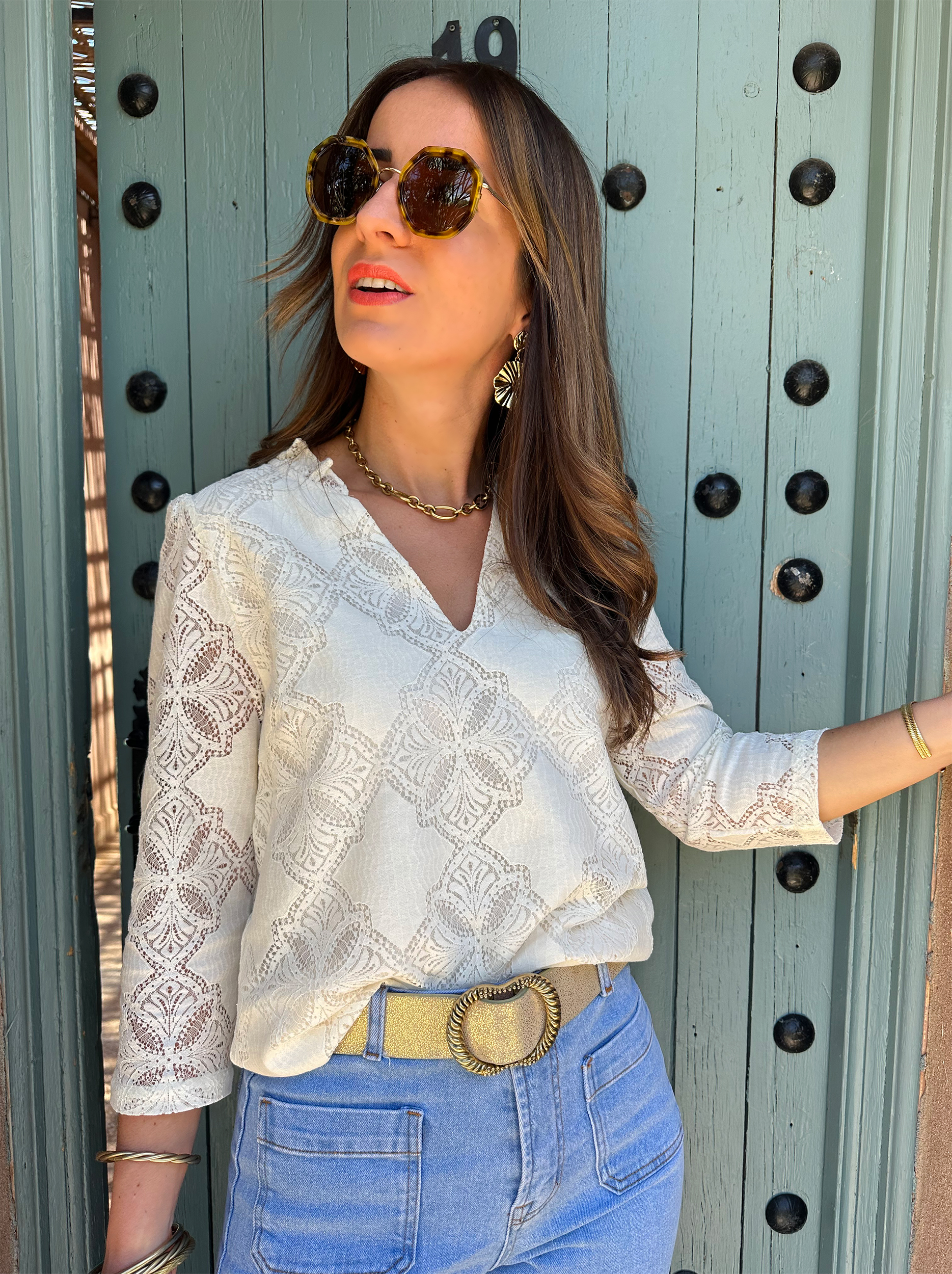 Blouse Zélia Ivoire – Image 7