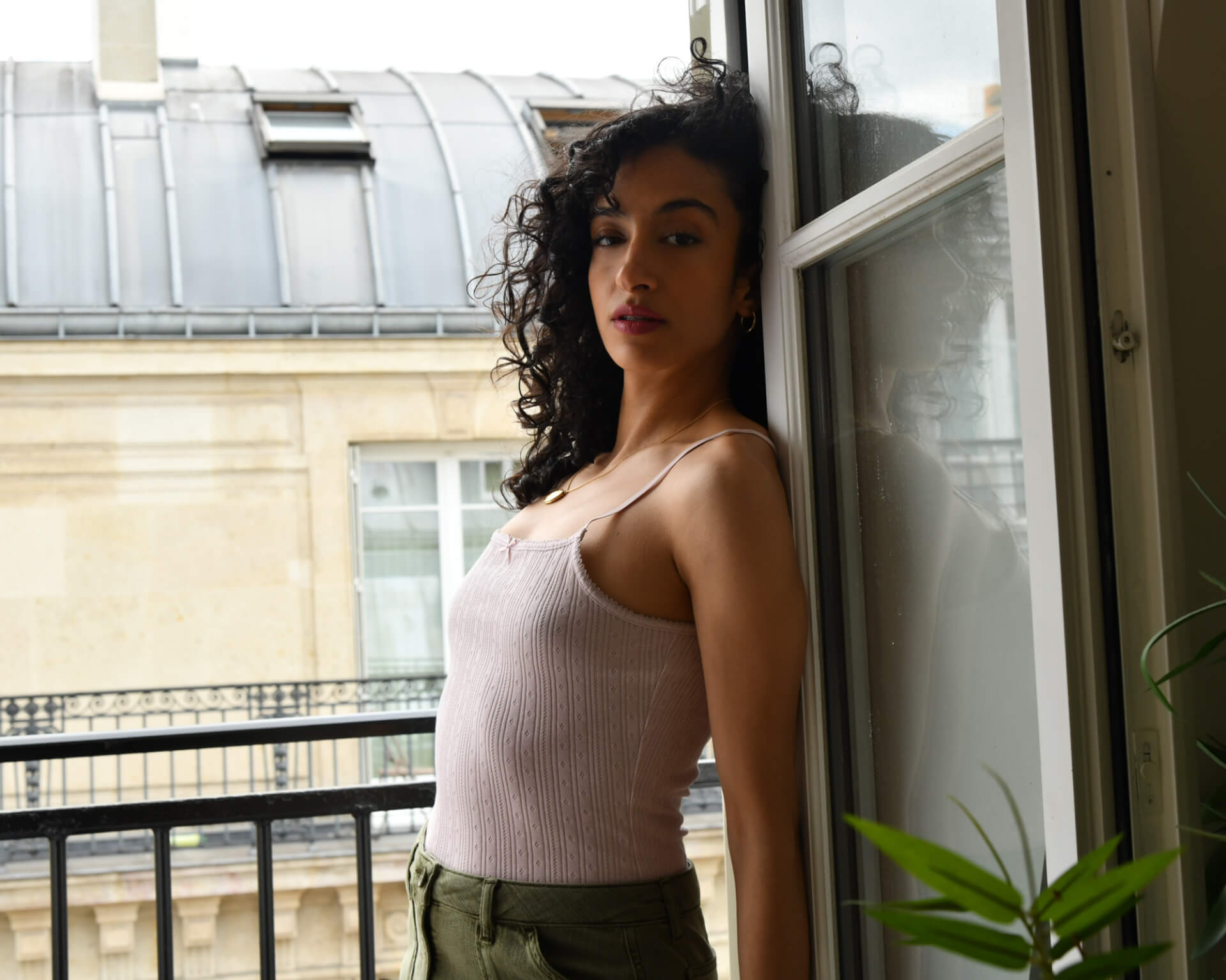 Body en maille pointelle rose – Image 9