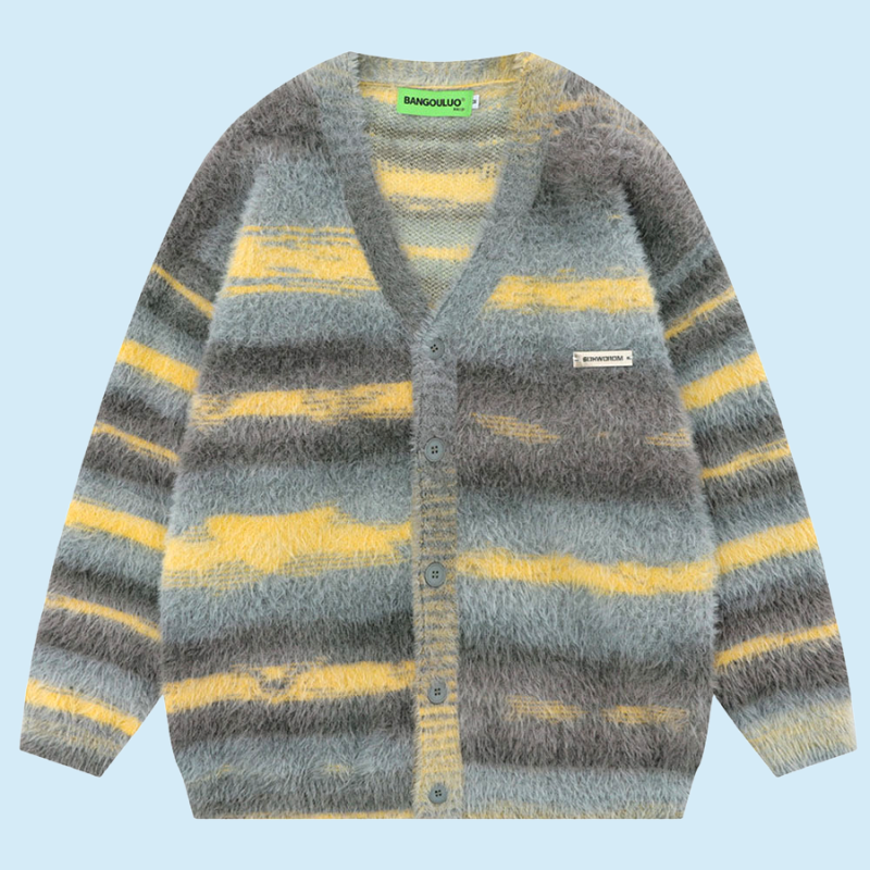 Cardigan Coloré Homme Laine – Image 3