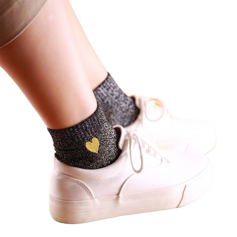 Chaussettes coeur pour femme – Image 4