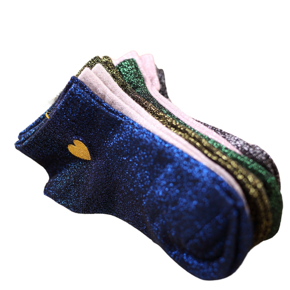 Coffret Chaussettes cœur pour femme (Lot x5) – Image 6