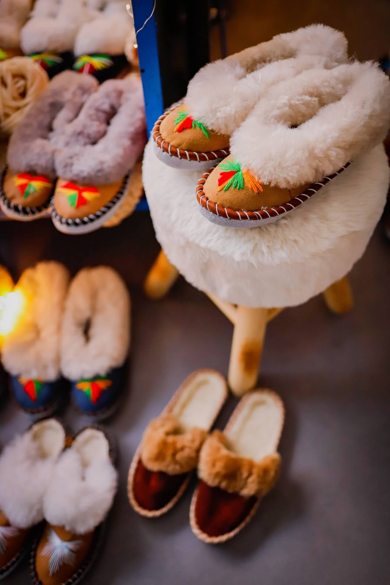 Chaussons et pantoufles fourrés Gingerbread – Taille 39 – Image 7