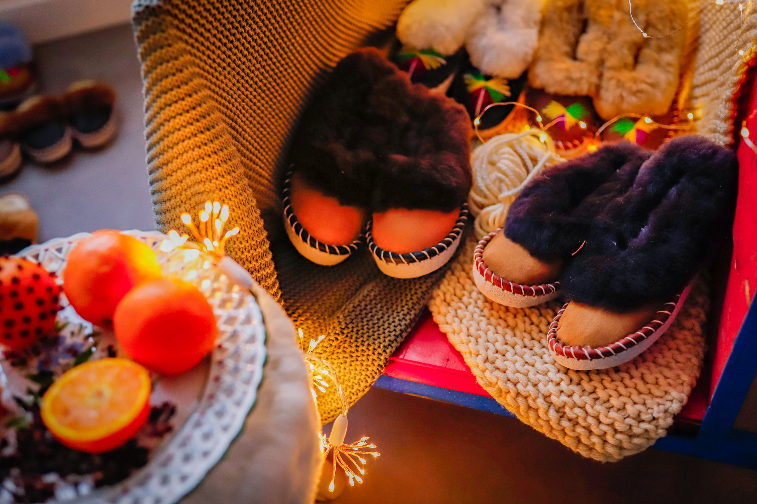 Chaussons et pantoufles fourrés Gingerbread – Taille 41 – Image 7