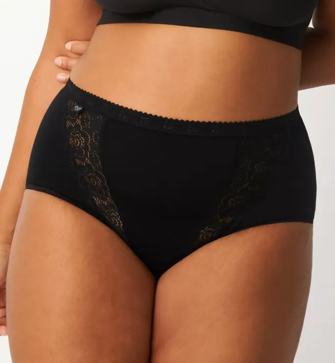 Culotte Chic Maxi noire Sloggi