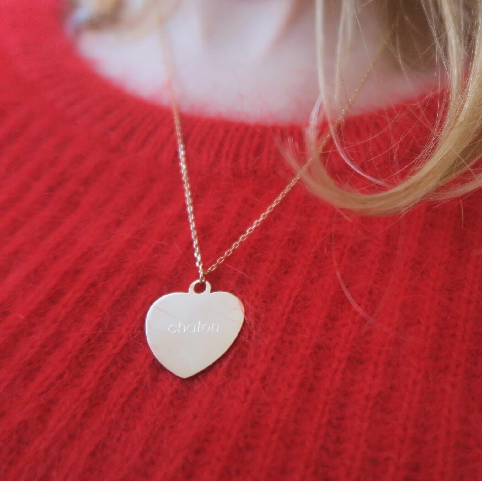 Collier Coeur Chaton – Image 4