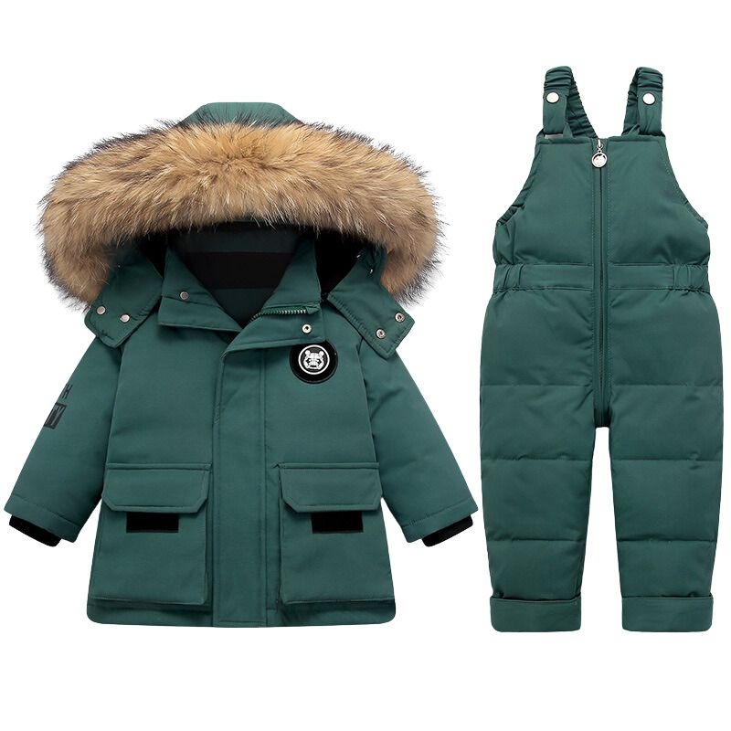 Combinaison de ski bébé ensemble salopette veste – Image 5