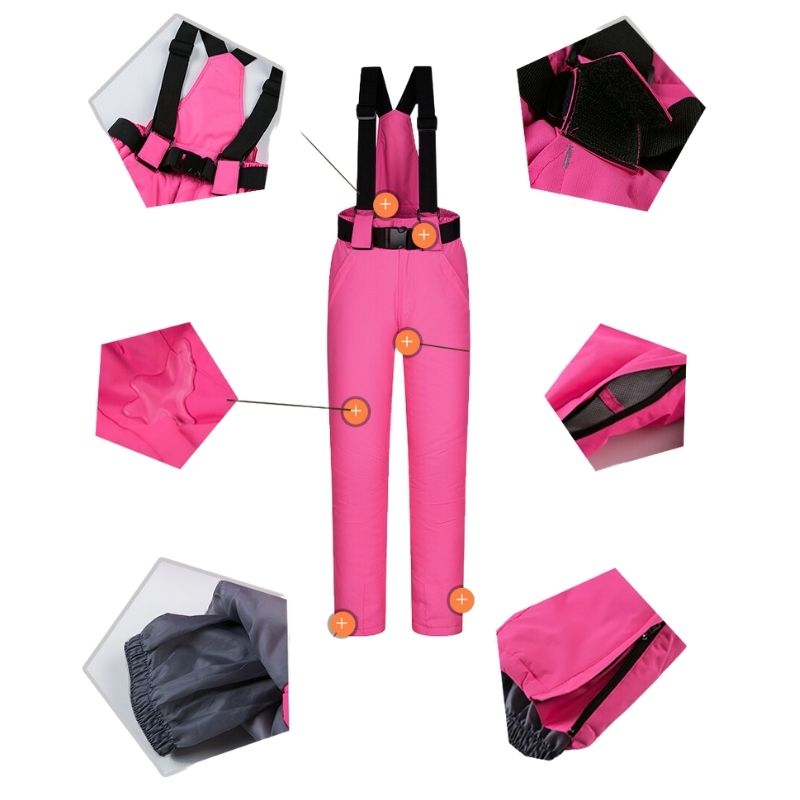 Combinaison de ski femme avec motifs à carreaux, 2 pièces – Image 6