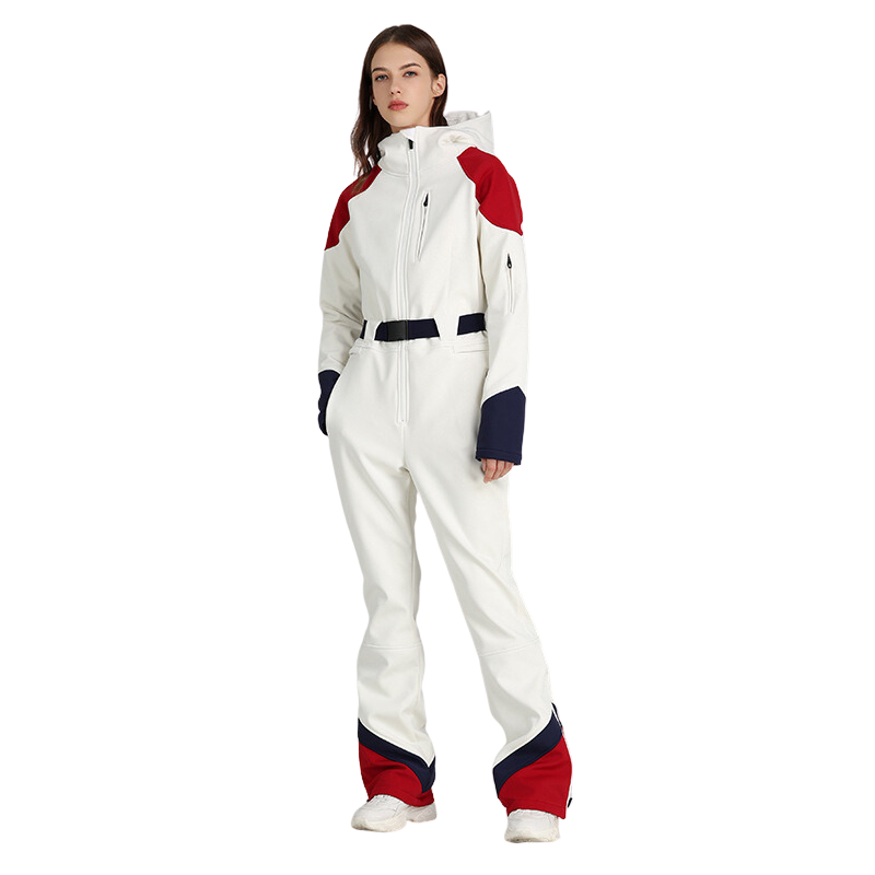 Combinaison de ski femme élégante bicolore