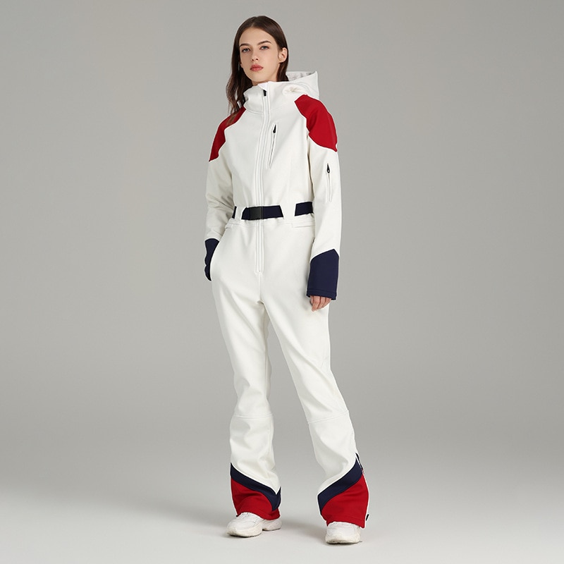 Combinaison de ski femme élégante bicolore – Image 2