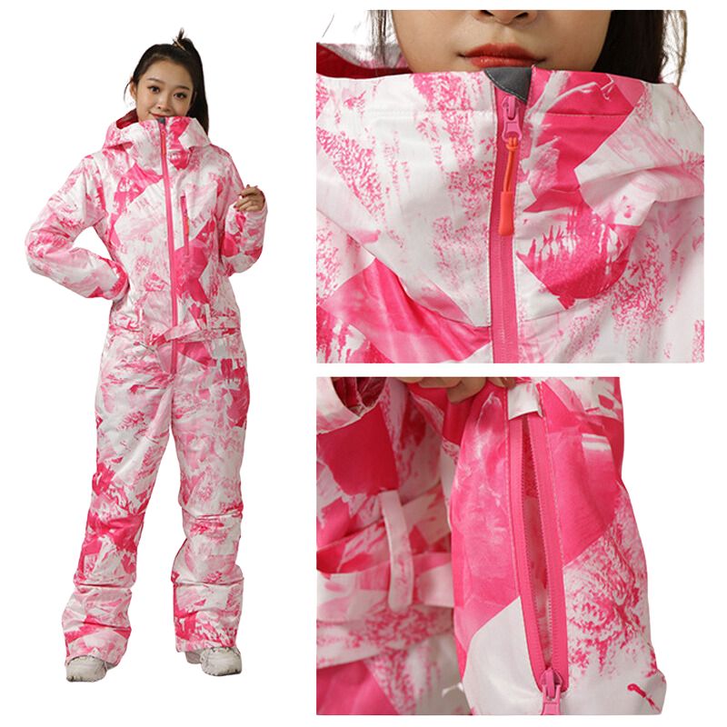 Combinaison de ski femme moderne à motifs colorés – Image 6