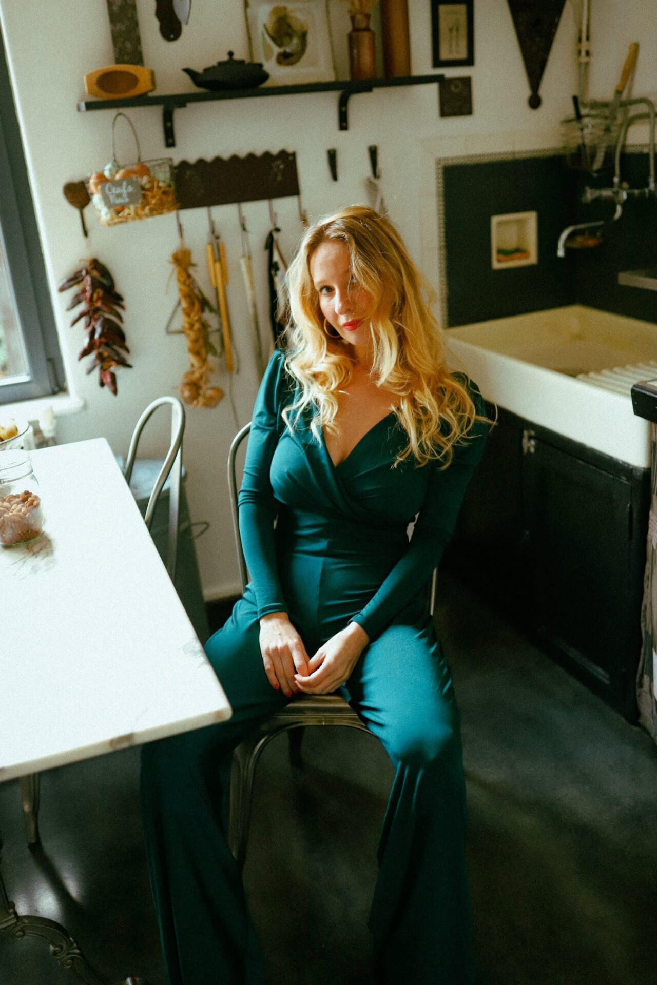 Combinaison Madone vert émeraude – Image 5