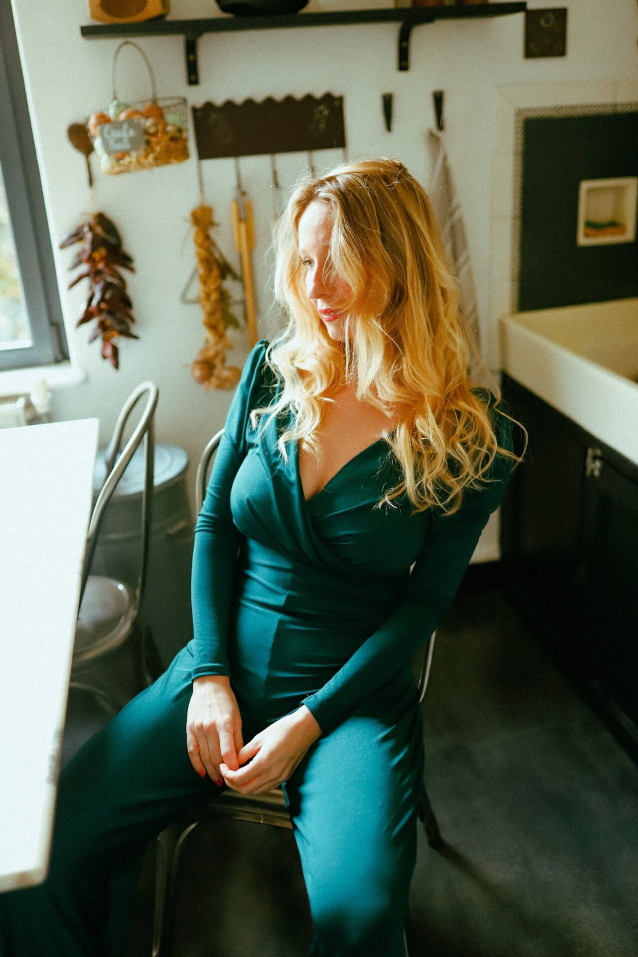 Combinaison Madone vert émeraude – Image 6