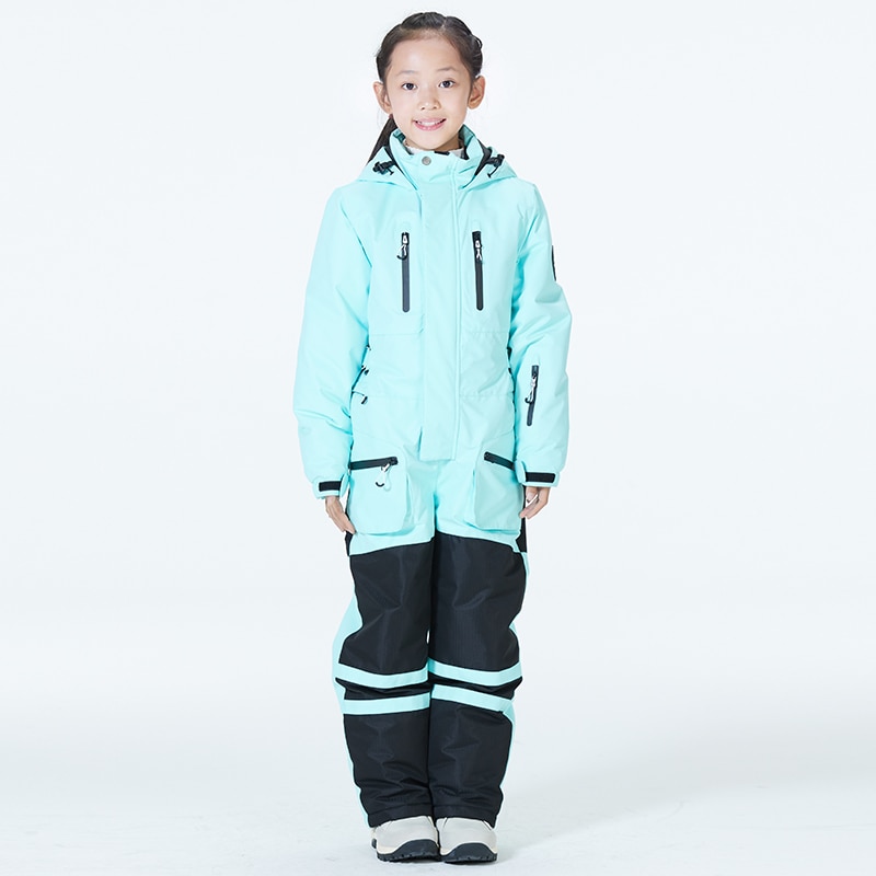 Combinaison ski enfant chaude avec fermeture éclair – Image 5