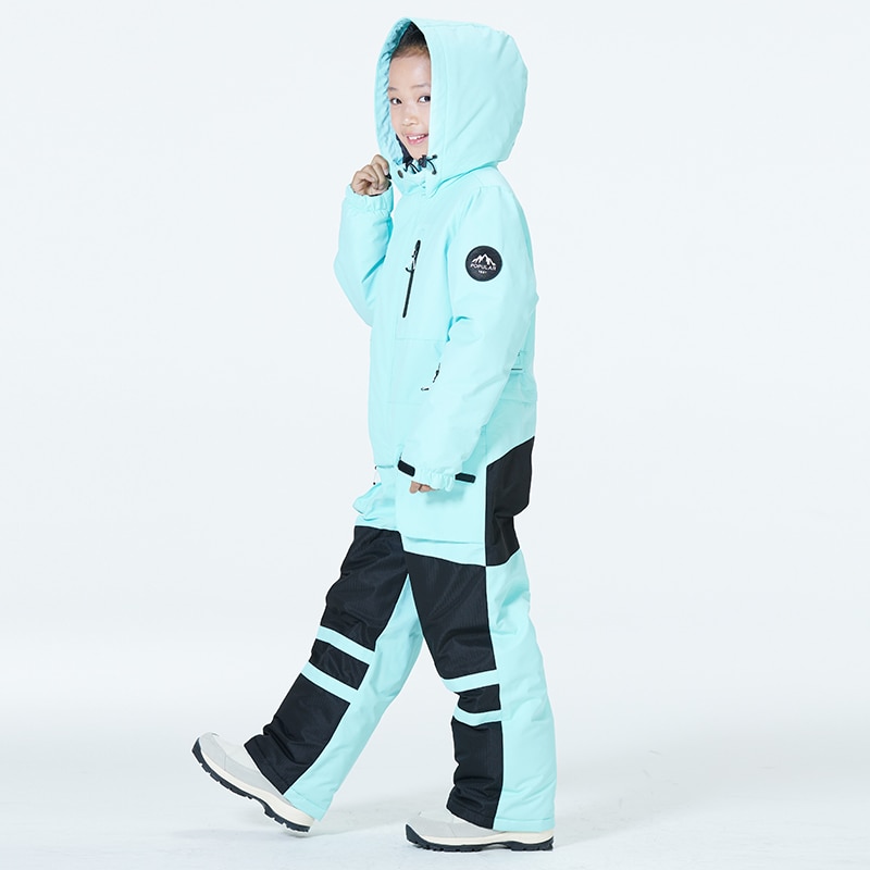 Combinaison ski enfant chaude avec fermeture éclair – Image 4