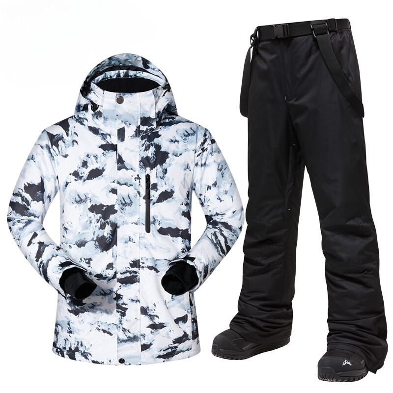 Combinaison ski homme ensemble respirant coloré – Image 8