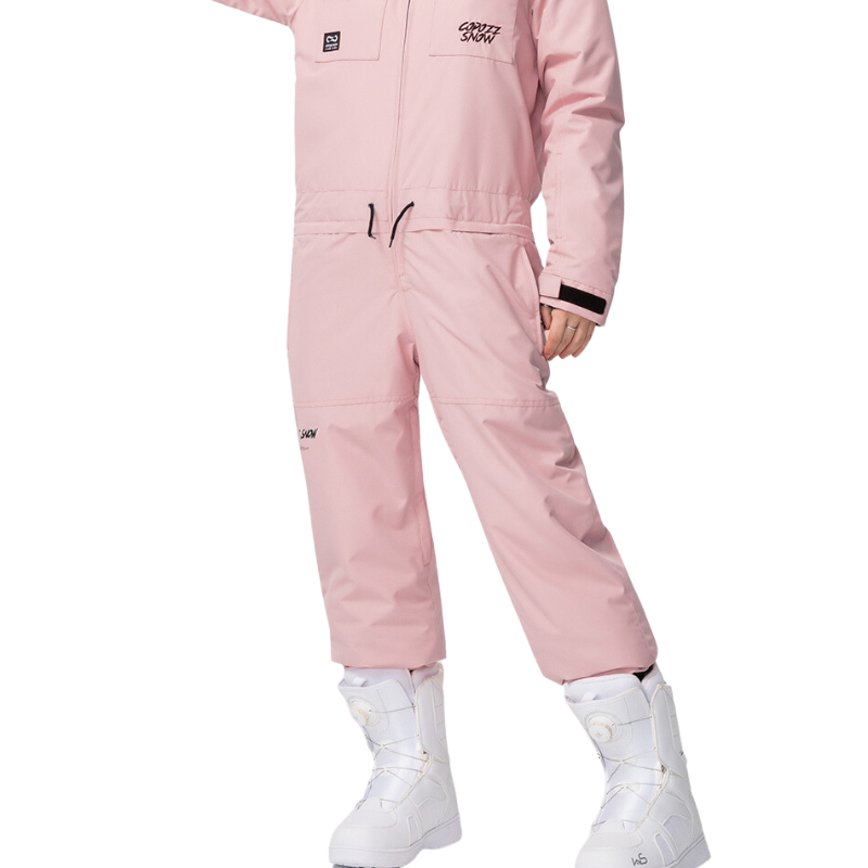 Combinaison ski homme intégrale tendance rose – Image 3