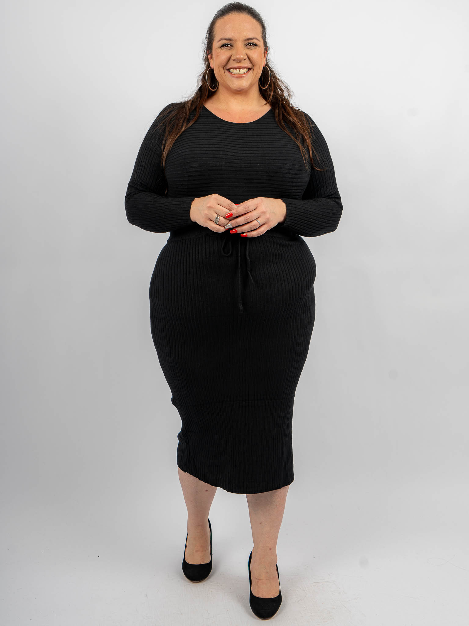 Ensemble jupe et pull en maille